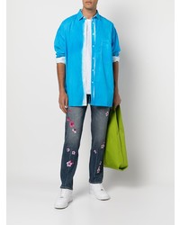 Rhude Blossom Embroidered Jeans