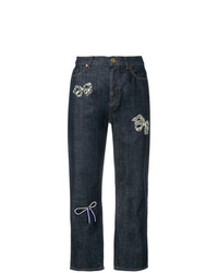 Weekend Max Mara Bow Cropped Jeans