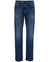 AG Jeans Embroidery Detail Straight Leg Jeans