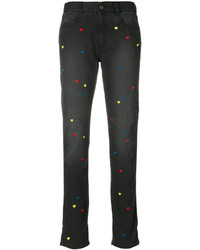 Stella McCartney Heart Embroidered Jeans