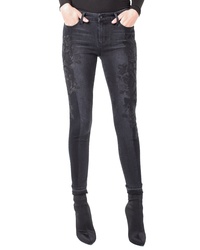 Liverpool Lvpl By Kaden Embroidered Release Hem Ankle Jeans