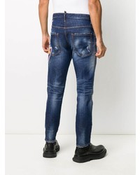 DSQUARED2 Patchwork Distressed Jeans