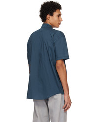 Études Blue Embroidered Shirt