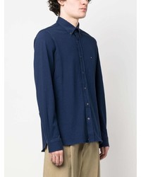 Tommy Hilfiger Embroidered Logo Long Sleeve Shirt