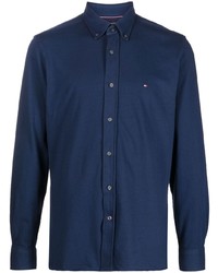 Tommy Hilfiger Embroidered Logo Long Sleeve Shirt