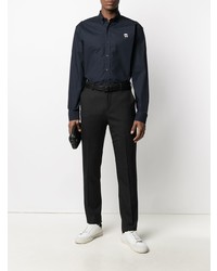 Karl Lagerfeld Embroidered Logo Shirt