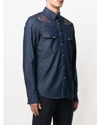 Ps By Paul Smith Lobster Embroidered Shirt