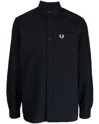 Fred Perry Oxford Logo Embroidered Cotton Shirt