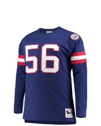 Mitchell & Ness Lawrence Taylor Royal New York Giants Big Tall Retired Player Name Number Long Sleeve Top At Nordstrom