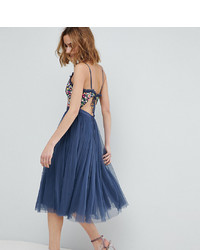 Needle & Thread Cami Strap Midi Dress With Open Back