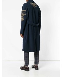 Etro Side Embroidery Loose Coat
