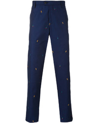 Kenzo Embroidered Patch Trousers