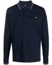 Paul & Shark Logo Embroidered Cotton Polo Shirt