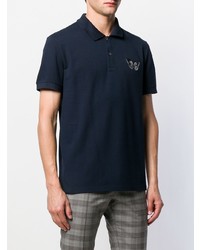 Alexander McQueen Butterfly Embroidered Polo Shirt