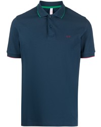 Sun 68 Embroidered Detail Polo Shirt