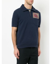 Kent & Curwen Embroidered Flag Polo Shirt