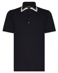 Dolce & Gabbana Embroidered Logo Short Sleeve Polo Shirt