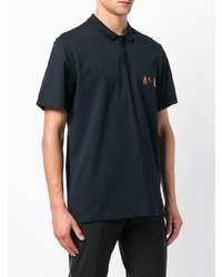 Lanvin Embroidered Pocket Polo Shirt