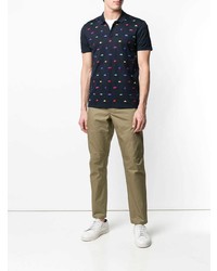 Lanvin Embroidered Polo Shirt