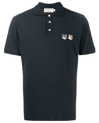 MAISON KITSUNÉ Fox Head Polo Shirt