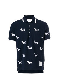 Thom Browne Hector Embroidery Piqu Polo