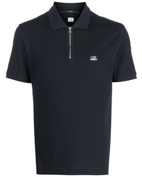 C.P. Company Logo Embroidered Cotton Polo Shirt