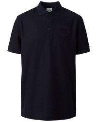 Burberry Logo Embroidered Cotton Polo Shirt