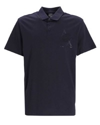 Armani Exchange Logo Embroidered Cotton Polo Shirt