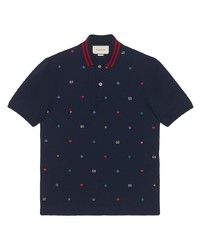 Gucci Polo With Symbols Embroidery