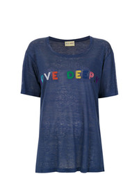 Andrea Bogosian Love Deeply Embroidery T Shirt