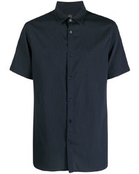 Armani Exchange Embroidered Logo Short Sleeve Shirt