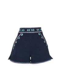 TALITHA Embroidered Tailored Shorts