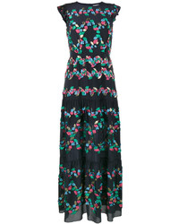 Peter Pilotto Embroidered Tiered Dress