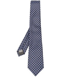 Canali Floral Embroidered Tie