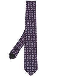 Moschino Embroidered Silk Tie