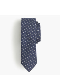 J.Crew English Silk Tie With Embroidered Flowers