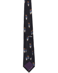 Ralph Lauren Purple Label Navy Silk Tie