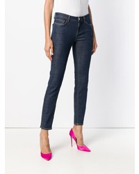 Dolce & Gabbana Rear Slogan Skinny Fit Jeans