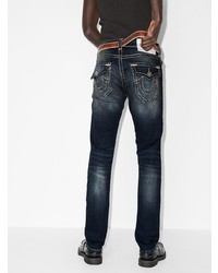 True Religion Rocco Patch Detail Skinny Jeans