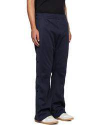 JW Anderson Navy Boot Cut Lounge Pants