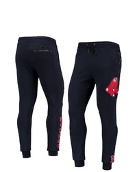 PRO STANDARD Navy Boston Red Sox Logo Jogger Pants