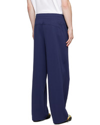 JW Anderson Navy Embroidered Lounge Pants