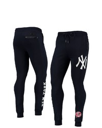 PRO STANDARD Navy New York Yankees Team Logo Jogger Pants At Nordstrom