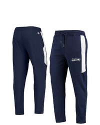 STARTE R Navywhite Seattle Seahawks Goal Post Fleece Pants