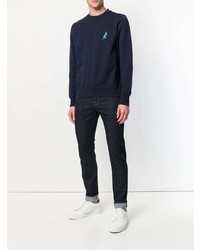 Ps By Paul Smith Dinosaur Embroidered Sweatshirt