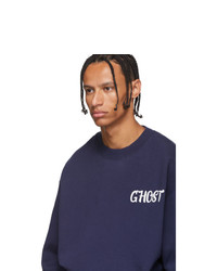 Heron Preston Navy Ghost Sweatshirt