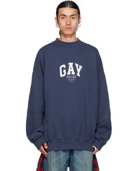 Balenciaga Navy Pride Sweatshirt