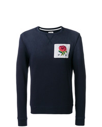 Kent & Curwen Rose Patch Sweatshirt