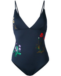 Stella McCartney Botanical Floral Embroidered Swimsuit