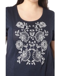 Evans Plus Size Embroidered Tee